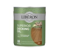 Liberon Decking Oil Superior – Water Repellent & UV Resistant – Teak 2.5 Litre