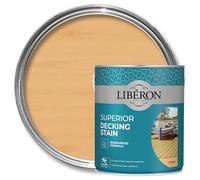 Libéron Decking Stain Superior – UV & Water-Resistant, Anti-Slip, Biosourced, Clear 2.5 Litre