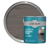 Libéron Superior Decking Stain for Exterior Wood, Gunmetal, 2.5L