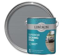 Libéron Superior Decking Stain for Exterior Wood, Light Silver, 5L