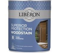 Liberon Superior Protection 8 Year Woodstain Dark Oak Satin 2.5 Litre 126152