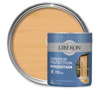 Libéron Superior Protection Woodstain for Exterior Wood, Clear, 2.5L | 8-year guarantee, Microporous formula, Water-repellent & UV resistant, For vertical woodwork, Quick-drying