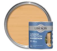 Libéron Superior Protection Woodstain for Exterior Wood, Clear, 750ml | 8-year guarantee, Microporous formula, Water-repellent & UV resistant, For vertical woodwork, Quick-drying