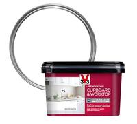 Libéron V33 Renovation Cupboard & Worktop Paint, White Satin, 2L