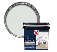 Libéron V33 Renovation Multi-Surface Paint, Porcelain Grey Satin, 750ml