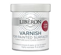 Libéron Varnish for Painted Surfaces - Protective Top Coat - Scratch & Stain Resistant - Long-Lasting Finish - Quick Drying - Clear Gloss 500ml