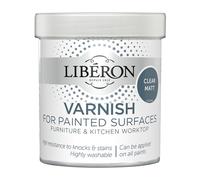 Libéron Varnish for Painted Surfaces - Protective Top Coat - Stain & Stain Resistant - Long-Lasting Finish - Quick Drying - Clear Matt 500ml