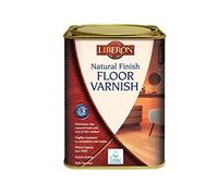 Liberon VWNCM1L Natural Finish Floor Varnish Clear Matt 1 Litre, 1l