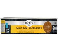 Libéron Wax Polish Black Bison Paste Dark Oak 150ml