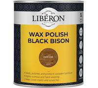 Libéron Wax Polish Black Bison Paste Dark Oak 1L