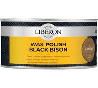 Libéron Wax Polish Black Bison Paste for Wood, Tudor Oak, 500ml