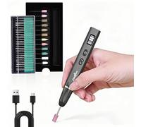 LIBERRWAY Engraving Pen, Cordless Rotary Tool with Power Display & 42 Bits, 2-Speed 20000RPM Mini Engraver for Jewelry, Metal, Glass, Wood, Resin, DIY Beginner Friendly