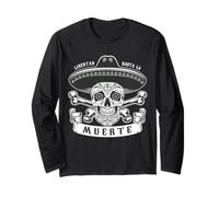 Libertad Hasta La Muerte Camiseta Day of The Dead Long Sleeve T-Shirt