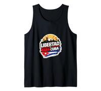 Libertad Make Cuba Great Again Map Politics Freedom Liberty Tank Top