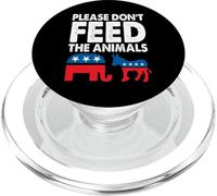 Libertarian Political Please Don't Feed The Animals PopSockets PopGrip for MagSafe
