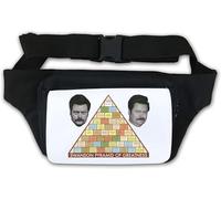 Libertarian Pyramid Waist Bag Fanny Pack White