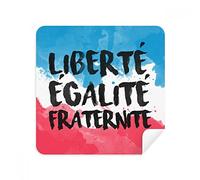 Liberte Egalite Fraternite France Mark Flag Glasses Cleaning Cloth Phone Screen Cleaner Suede Fabric 2pcs