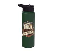 Liberty 250 Year Eagle USA Flag Sunglasses America 1776-2026 Stainless Steel Insulated Water Bottle