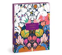 Galison Liberty Glastonbury - DIY 9 x 12 Paint by Number Kit with Iconic Liberty Print Art for Beginners and Experts Includes Paint and Brushes