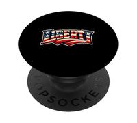 Liberty America Patriotic Freedom USA Vintage Distressed PopSockets Adhesive PopGrip