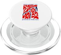 Liberty and Justice for All Equality Floral Patriotic PopSockets PopGrip for MagSafe