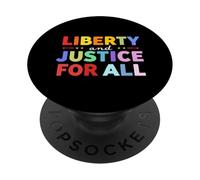 LIBERTY And JUSTICE FOR ALL Equality PopSockets Adhesive PopGrip