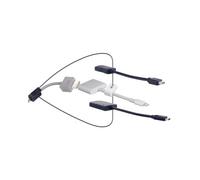 Liberty AV Solutions DL-AR1887 video cable adapter 127 m HDMI Type A (Standard) Mini DisplayPort + USB Type-C Black White