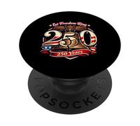 Liberty Bell 250 Years Freedom Ring American Patriot Vintage PopSockets Adhesive PopGrip