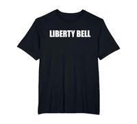 Liberty Bell T-Shirt, Men's Big and Tall, Black, 6X Tall