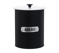 Maison By Premier Liberty Black Enamel Bread Bin