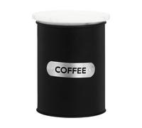 Liberty Coffee Canister with Marble Lid black