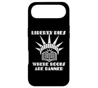 Liberty Dies Where Books Are Banned Book Enthusiasts Lovers Case for iPhone Air