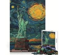 Liberty Edvard Munch Style 1000 Pieces Jigsaw Puzzles for Adults Indoor Play Fine Detail Home Activity (38x26cm)