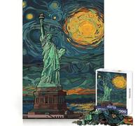 Liberty Edvard Munch Style Jigsaw for Teenagers1000 Pieces Focus Skill Smooth Cut Fun Hobby (50x75cm)