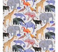 Liberty Fabric Tana Lawn ™, Queue for The Zoo E-CC (0.5 Metre)