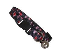Liberty Floral - Black and Pink Blossoms Cat Collar