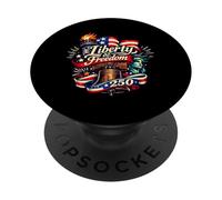 Liberty Freedom 250th Anniversary American USA Flag PopSockets Adhesive PopGrip