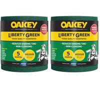 Liberty Green Sanding Roll 115mm x 5m Medium 80g (Pack of 2)