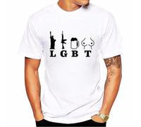 Liberty Guns Beer Tits Fashion T-Shirts White