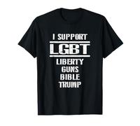 Liberty Guns Bible and Trump Supporters, 2nd Amendment Shirt T-Shirt