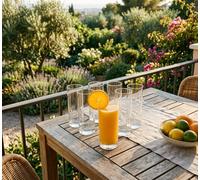 LAV 6X Clear 360ml Liberty Highball Glasses - Tall Hi Ball Glass Water Gin Juice Cocktail Drinking Glassware Tumblers Set