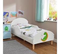 Liberty House Toys Kids Toddler Bed Dinosaur, White