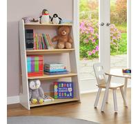 Liberty House Kids 4 Tiered Bookcase - White & Oak