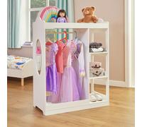 Liberty House Toys Liberty House Kids Dressing Rail With Mirror, White
