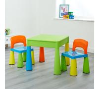 Liberty House Toys Kids 5 in 1 Multipurpose Activity Table & 2 Chairs - Multicoloured, Multi