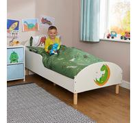 Liberty House Toys Dinosaur White Toddler Bed