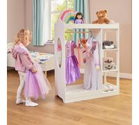 Liberty House Toys Dressing Rail with Mirror in White Liberty House Toys White