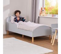 Liberty House Toys Kids Grey Toddler Bed, Grey