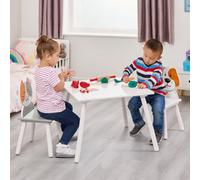 Liberty House Toys Cat and Dog Table and Chairs Set, Grey