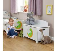 Liberty House Toys Kids Dinosaur Big Toy Box - White